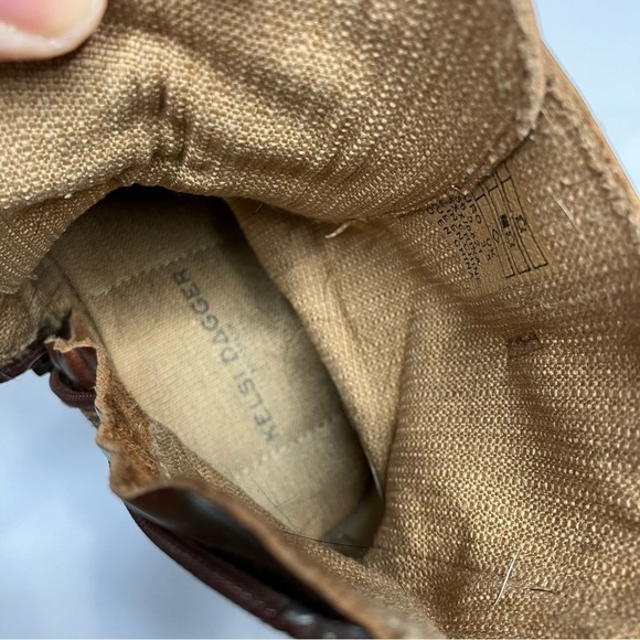 Kelsi Dagger Brooklyn Brave platform lug sole boots size 6 - Picture 9 of 10